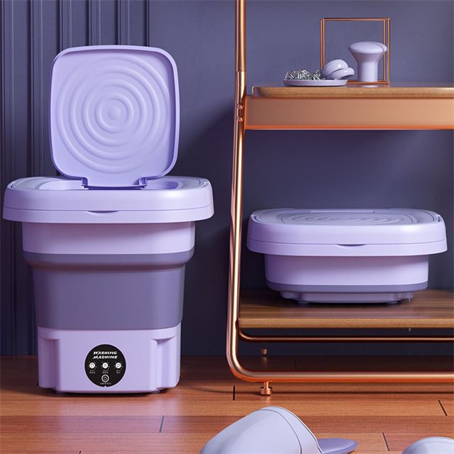 Foldable Mini Laundry Machine (Travel-Ready Foldable Mini Washer)